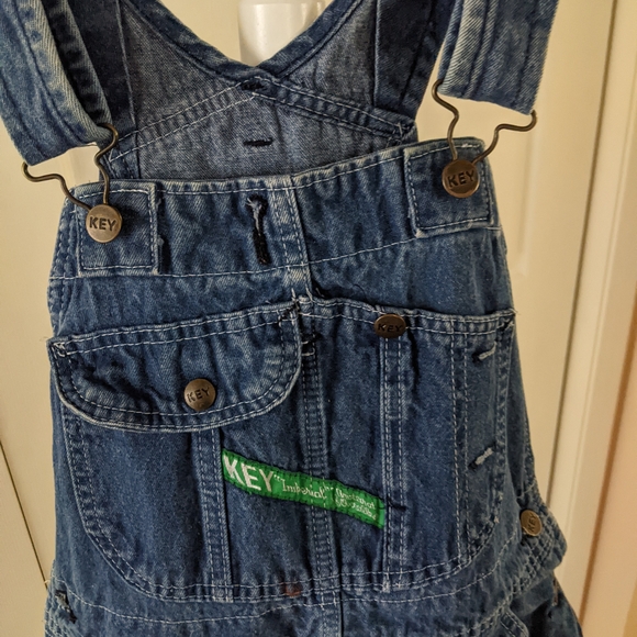 Key Denim Overalls - Picture 2 of 7